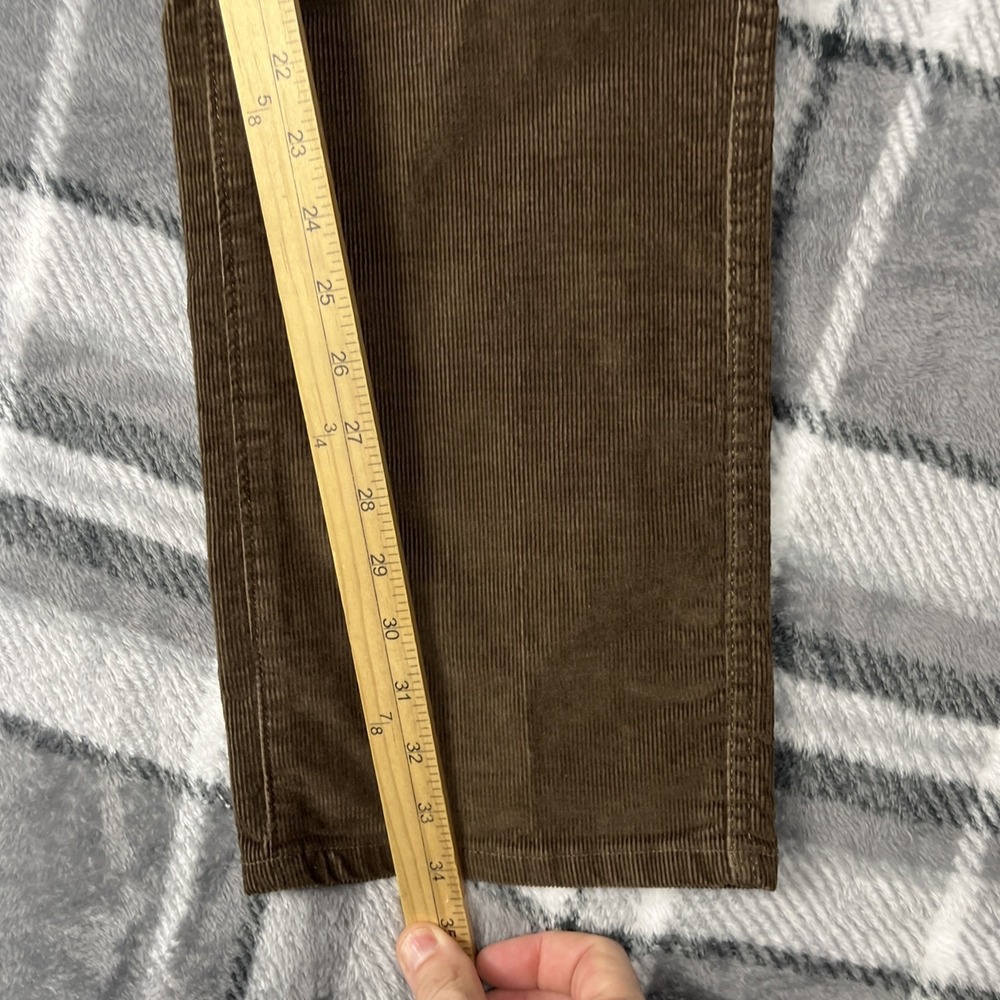 L.L.Bean Corduroy Pants Size 35x34 Standard Fit Brown Casual Straight Leg 502837 - Picture 5 of 8
